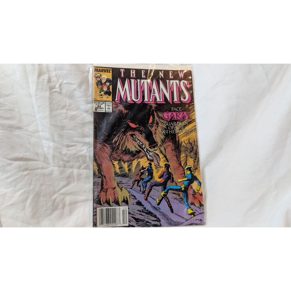 The New Mutants #82 (1989, Marvel) Guardian of the Netherworld –Newsstand/Direct